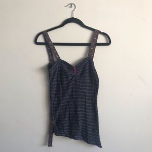 Rare Free People Composite Tank Top, Size M